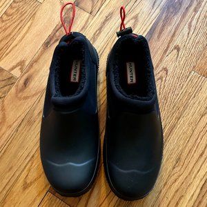 Hunter Womens In/Out Sherpa Insulated Shoe in Black US9